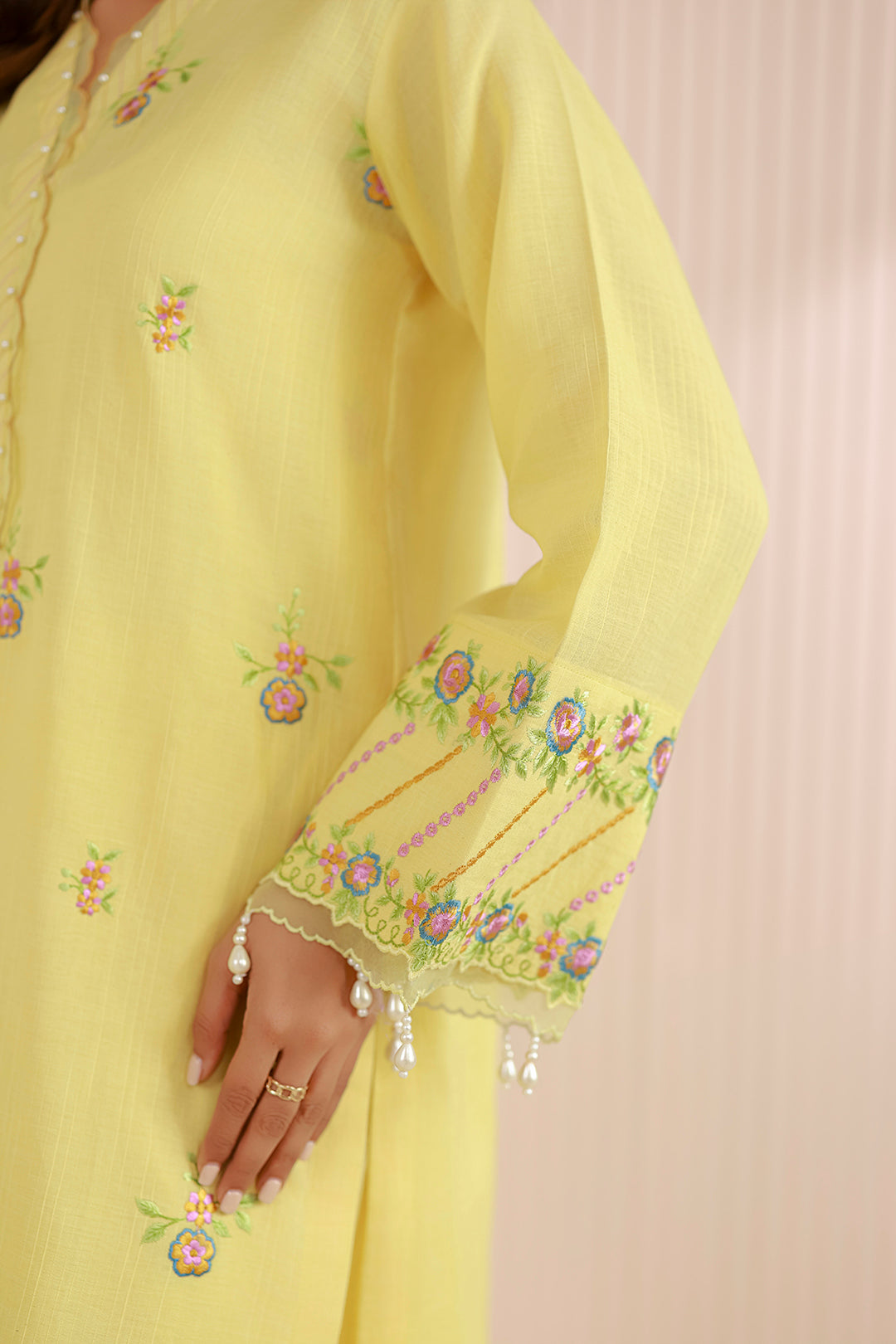 Embroidered Shirt Shalwar - 1224