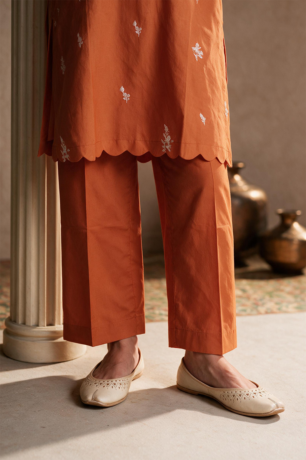 Embroidered Shirt Shalwar - 8004