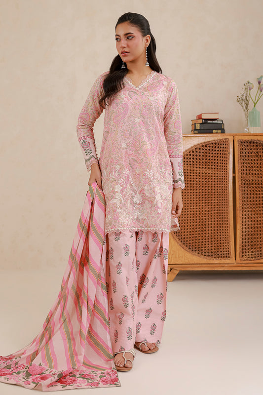 Embroidered Shirt Shalwar Dupatta - 0431