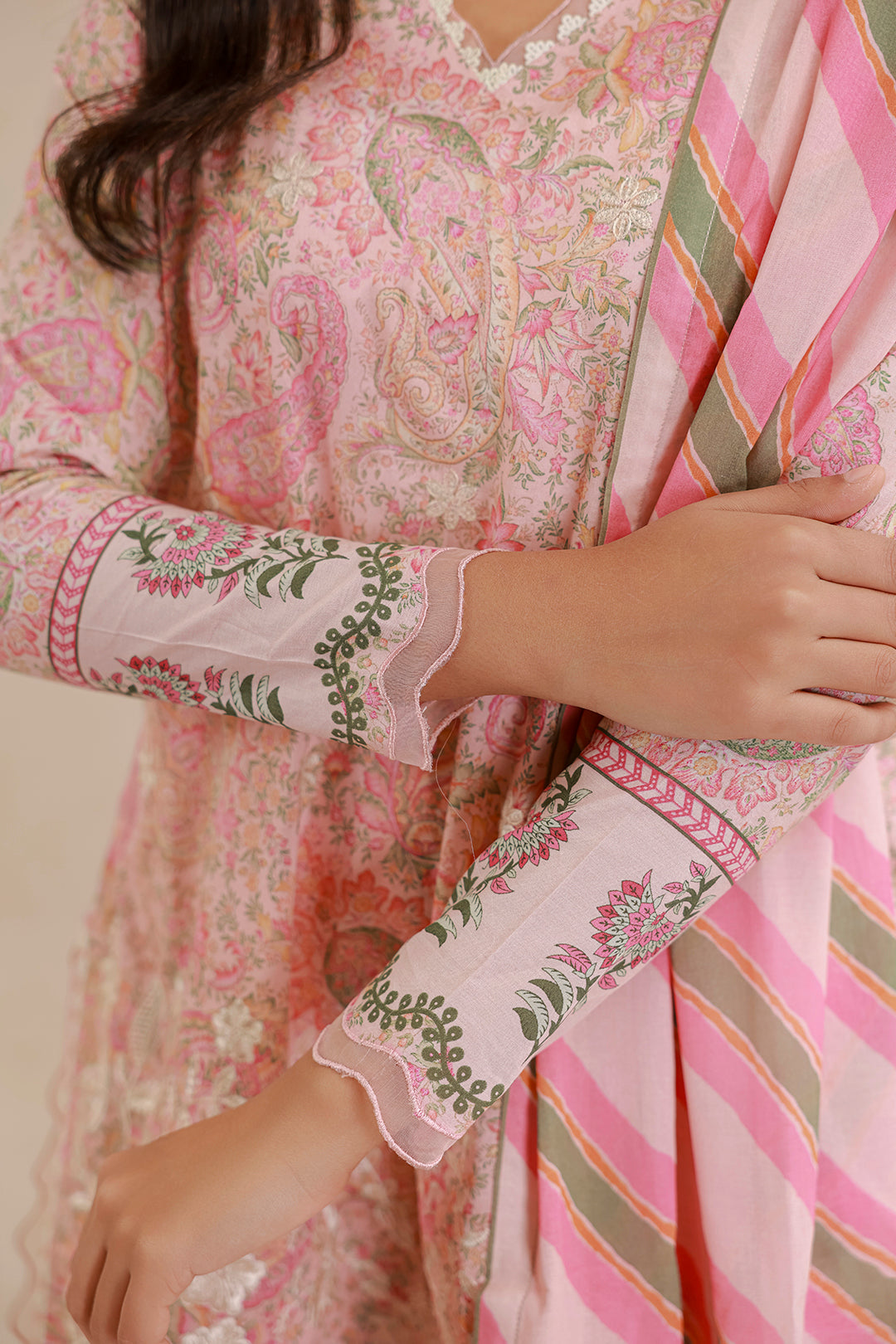 Embroidered Shirt Shalwar Dupatta - 0431