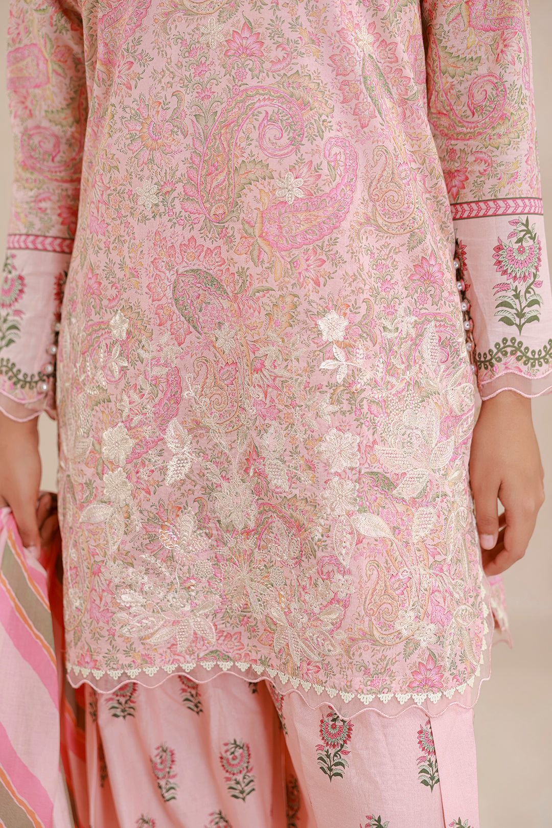 Embroidered Shirt Shalwar Dupatta - 0431