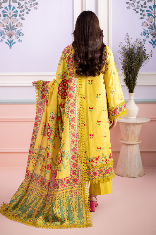 Embroidered Shirt Shalwar Dupatta - 0441