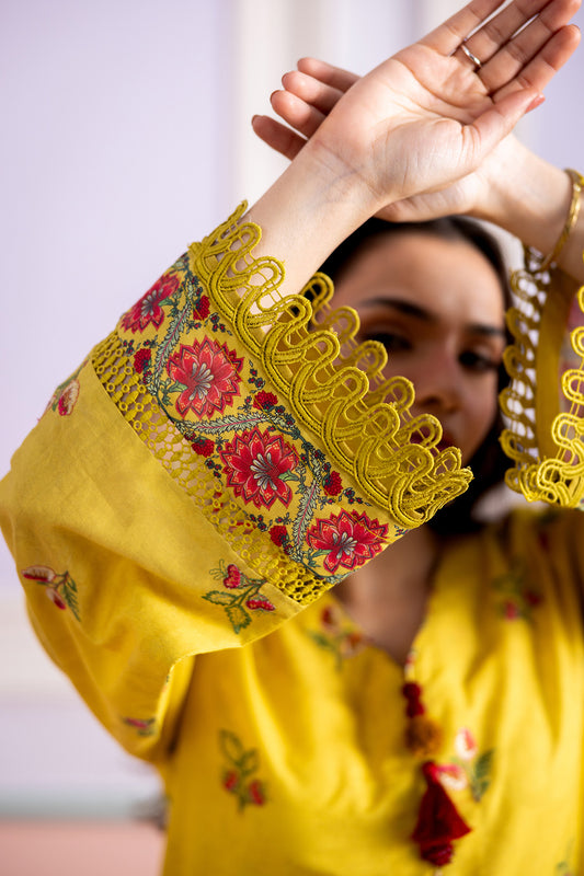 Embroidered Shirt Shalwar Dupatta - 0441