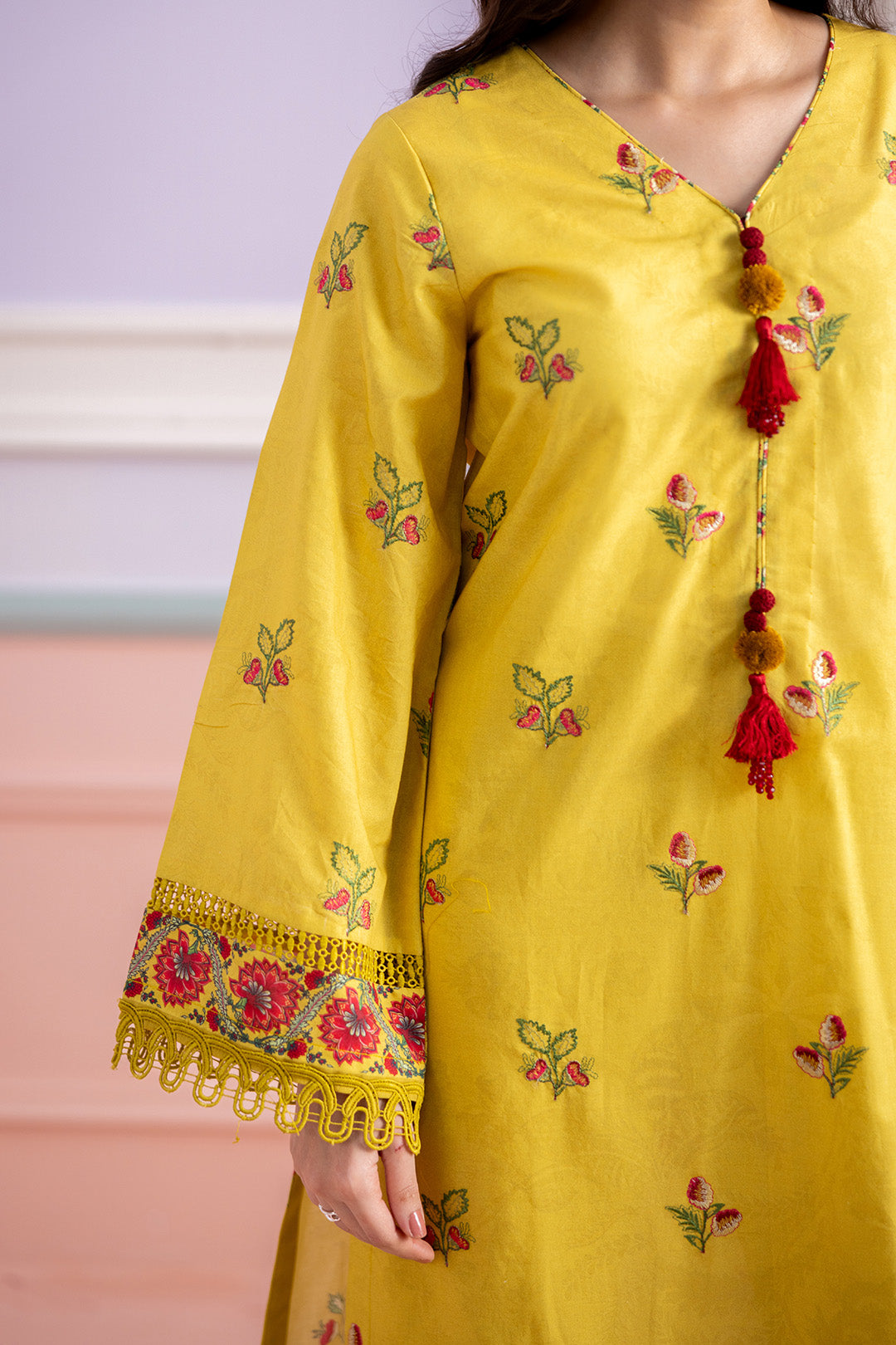 Embroidered Shirt Shalwar Dupatta - 0441