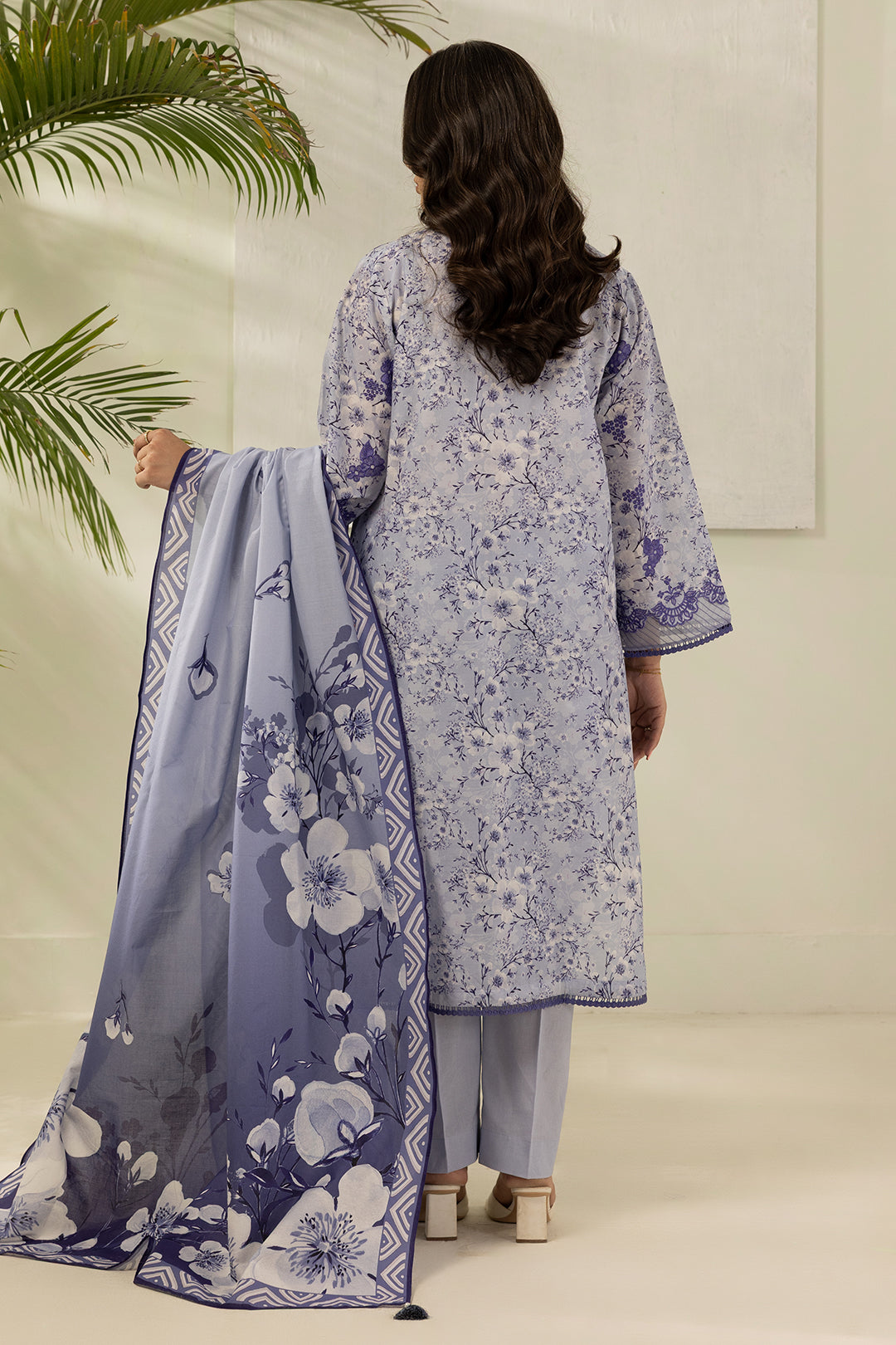 Embroidered Shirt Shalwar Dupatta - 0442