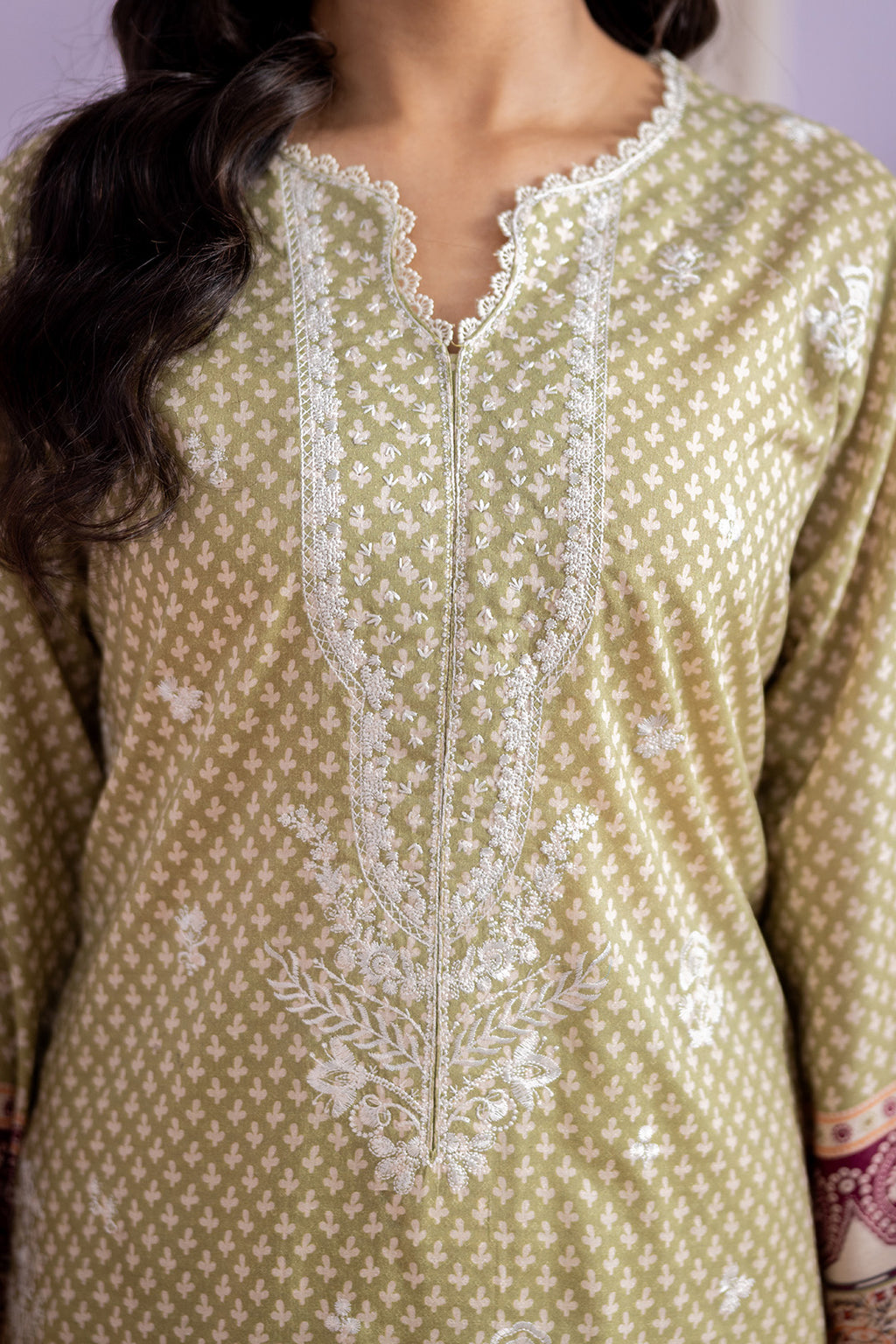 Embroidered Shirt Shalwar Dupatta - 0444