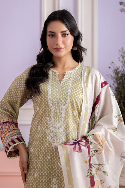 Embroidered Shirt Shalwar Dupatta - 0444