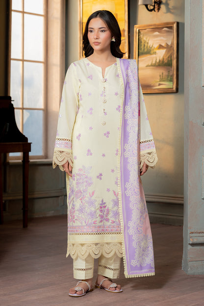 Embroidered Shirt Shalwar Dupatta - 0445