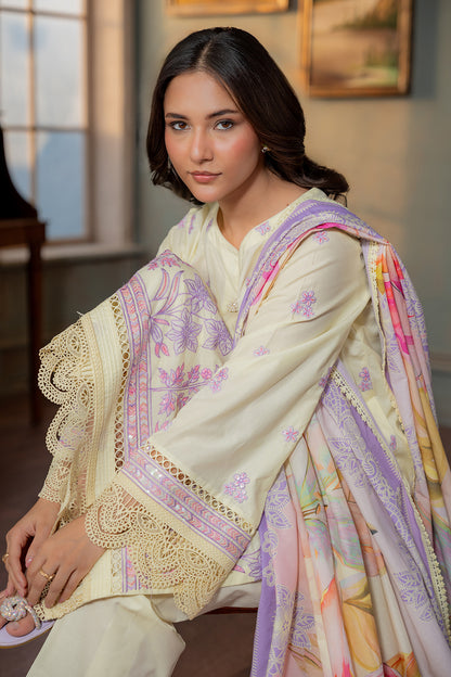 Embroidered Shirt Shalwar Dupatta - 0445