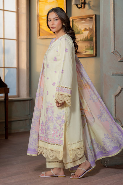 Embroidered Shirt Shalwar Dupatta - 0445