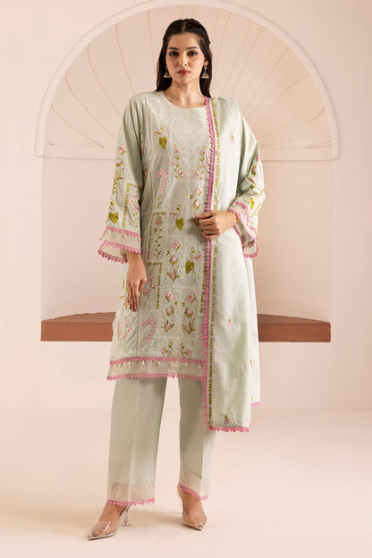 Embroidered Shirt Shalwar Dupatta - 0446
