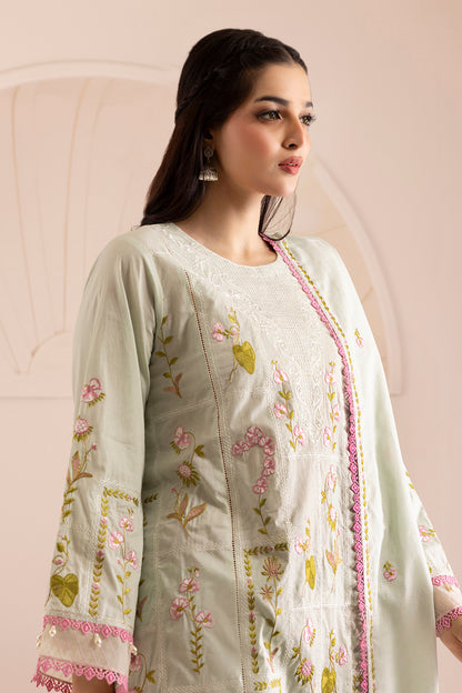 Embroidered Shirt Shalwar Dupatta - 0446