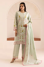 Embroidered Shirt Shalwar Dupatta - 0446