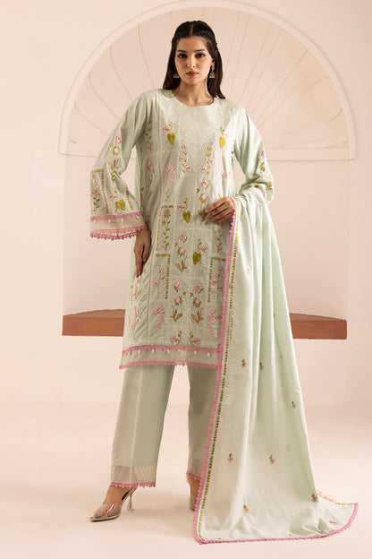 Embroidered Shirt Shalwar Dupatta - 0446