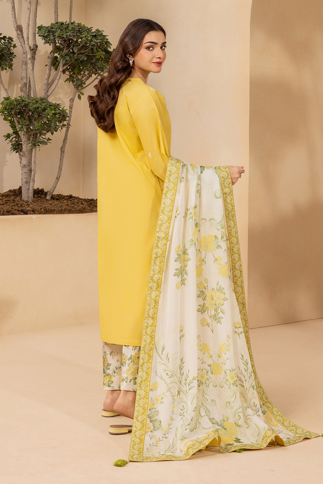 Embroidered Shirt Shalwar Dupatta - 0447