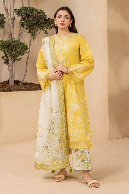 Embroidered Shirt Shalwar Dupatta - 0447