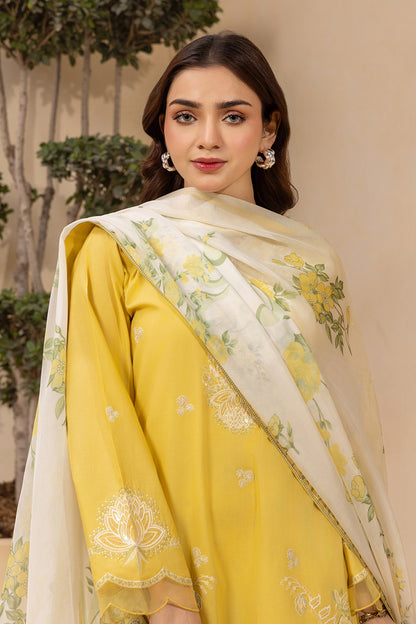 Embroidered Shirt Shalwar Dupatta - 0447