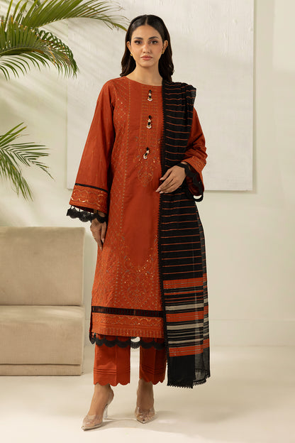 Embroidered Shirt Shalwar Dupatta - 0448