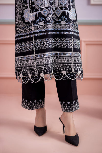 Embroidered Shirt Shalwar Dupatta - 0449