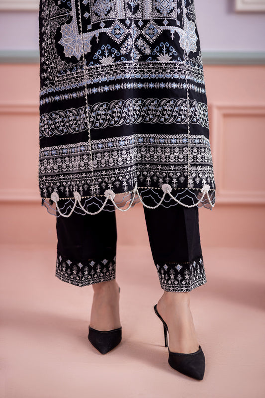 Embroidered Shirt Shalwar Dupatta - 0449