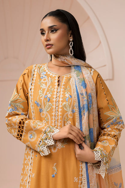 Embroidered Shirt Shalwar Dupatta - 0451