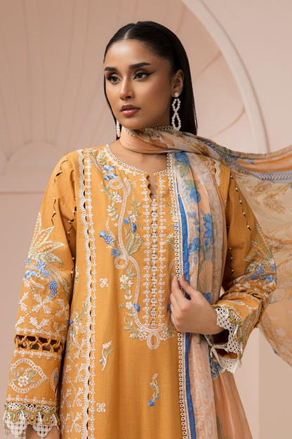 Embroidered Shirt Shalwar Dupatta - 0451