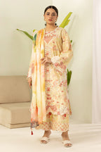 Embroidered Shirt Shalwar Dupatta - 0452