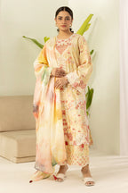 Embroidered Shirt Shalwar Dupatta - 0452