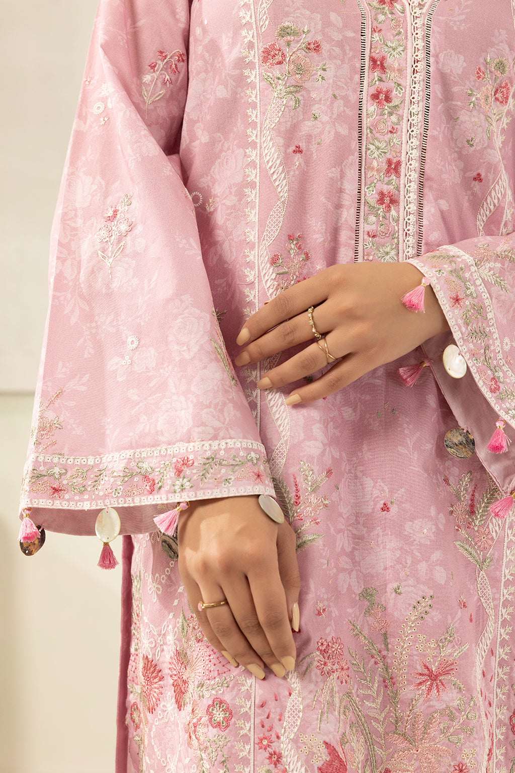 Embroidered Shirt Shalwar Dupatta - 0454