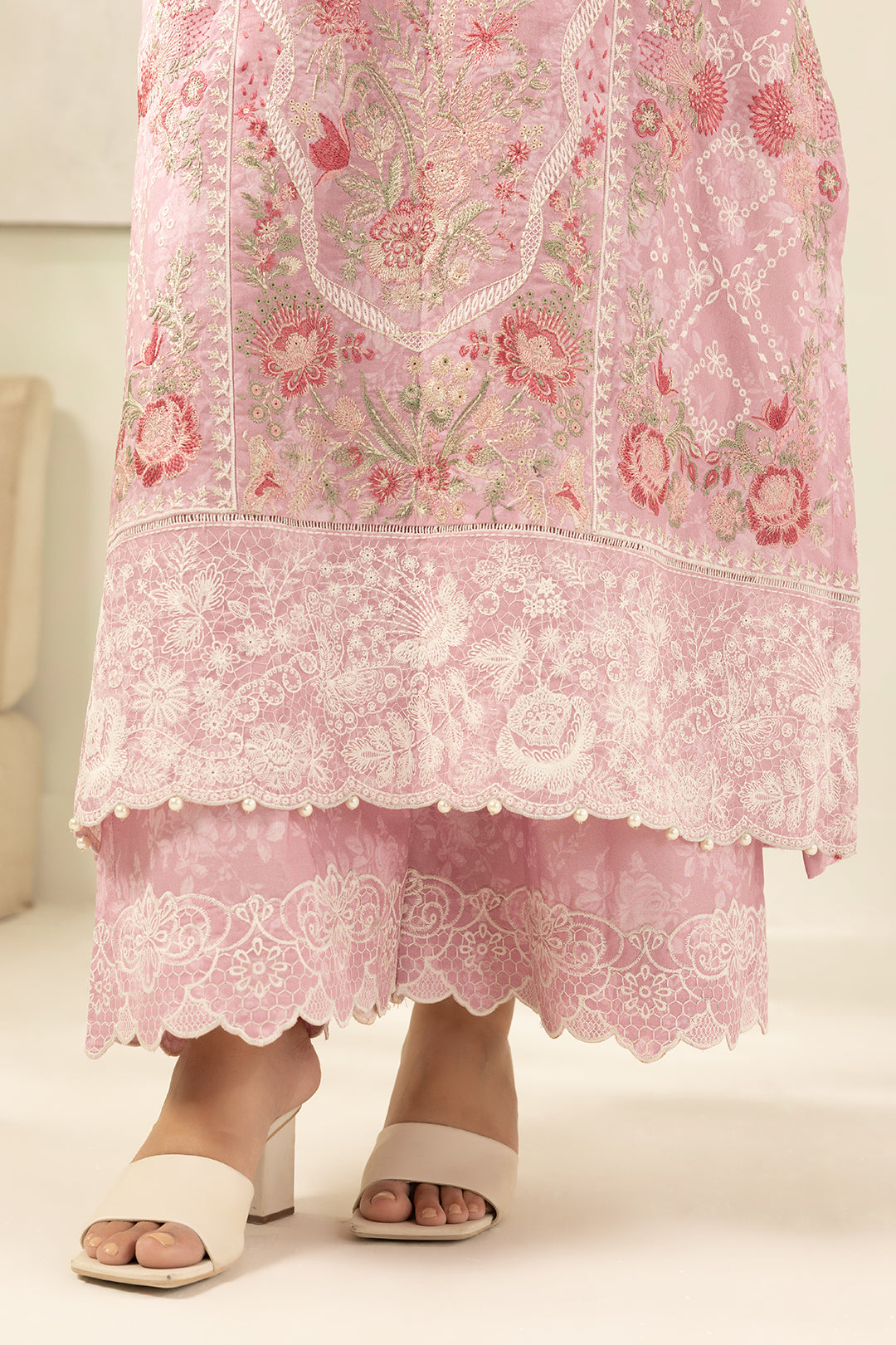 Embroidered Shirt Shalwar Dupatta - 0454