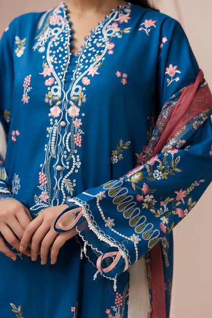 Embroidered Shirt Shalwar Dupatta - 0455