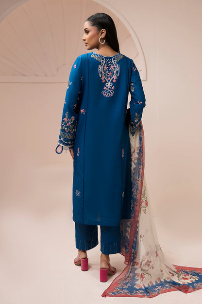 Embroidered Shirt Shalwar Dupatta - 0455