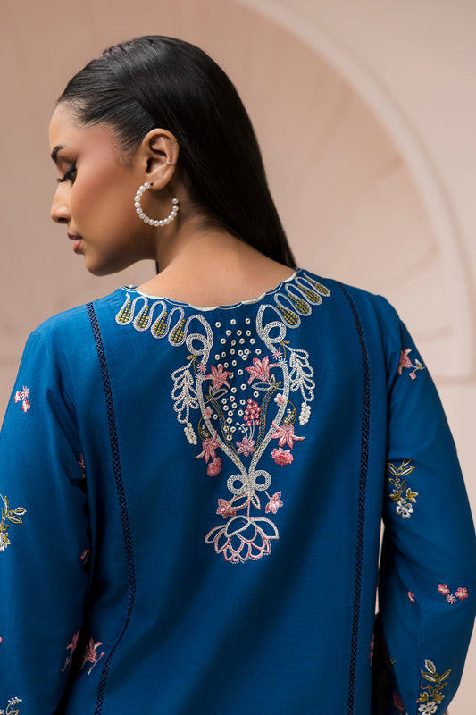Embroidered Shirt Shalwar Dupatta - 0455