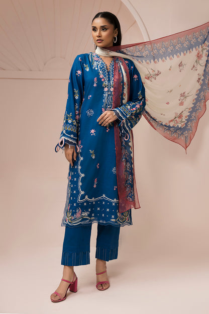 Embroidered Shirt Shalwar Dupatta - 0455