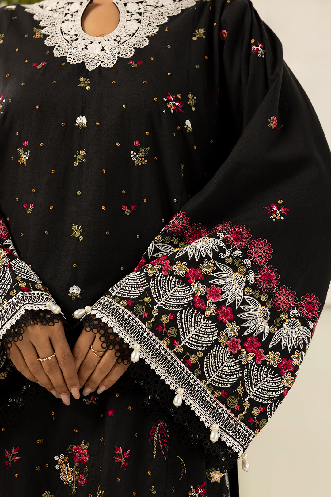 Embroidered Shirt Shalwar Dupatta - 0456