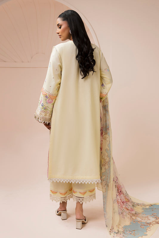 Embroidered Shirt Shalwar Dupatta - 0457