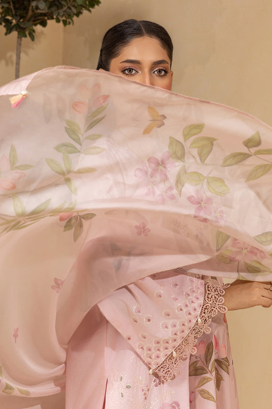 Embroidered Shirt Shalwar Dupatta - 0458