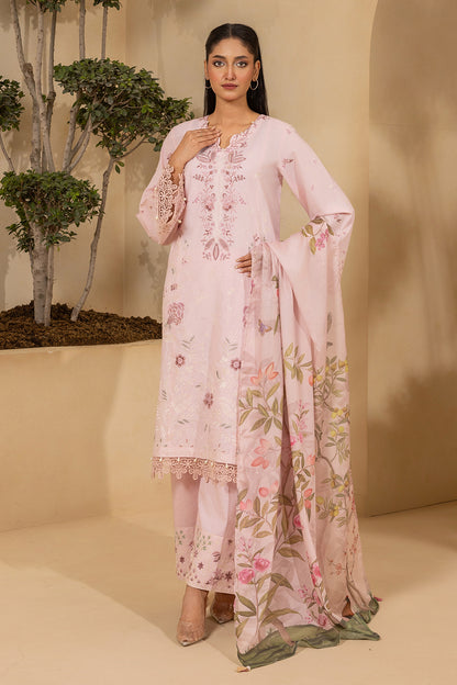 Embroidered Shirt Shalwar Dupatta - 0458