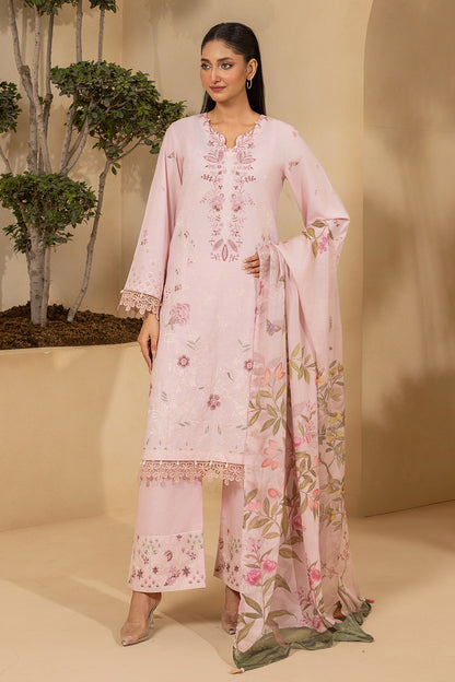 Embroidered Shirt Shalwar Dupatta - 0458