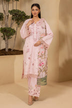 Embroidered Shirt Shalwar Dupatta - 0458