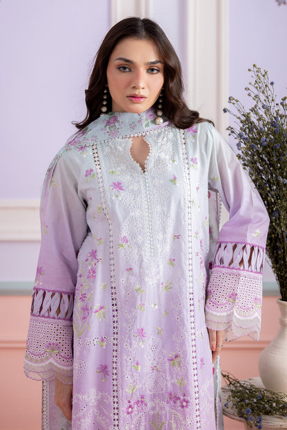 Embroidered Shirt Shalwar Dupatta - 0459