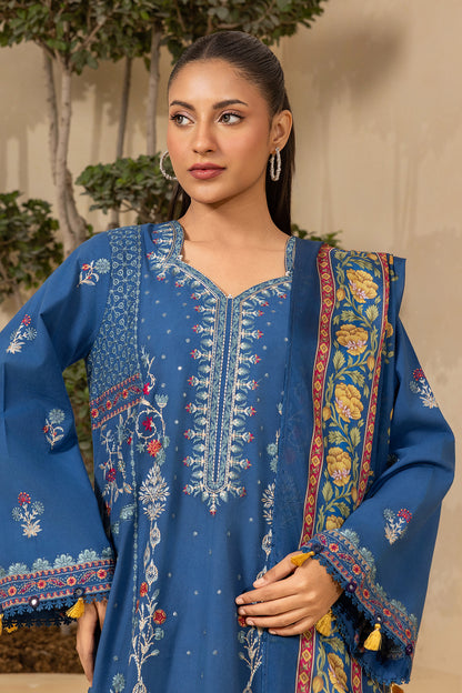 Embroidered Shirt Shalwar Dupatta - 0460