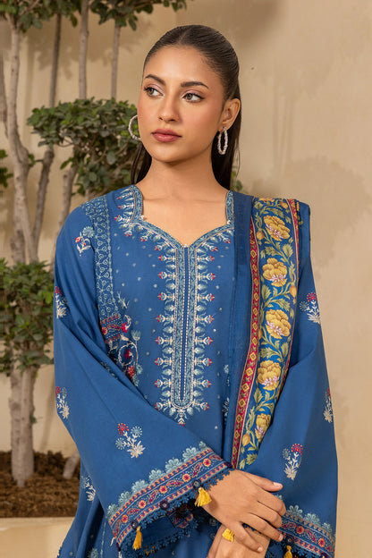 Embroidered Shirt Shalwar Dupatta - 0460