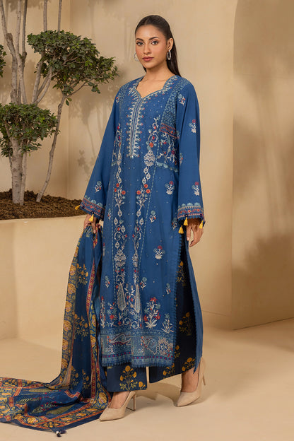 Embroidered Shirt Shalwar Dupatta - 0460