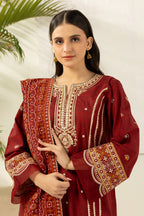 Embroidered Shirt Shalwar Dupatta - 0501