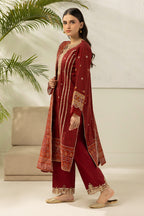 Embroidered Shirt Shalwar Dupatta - 0501