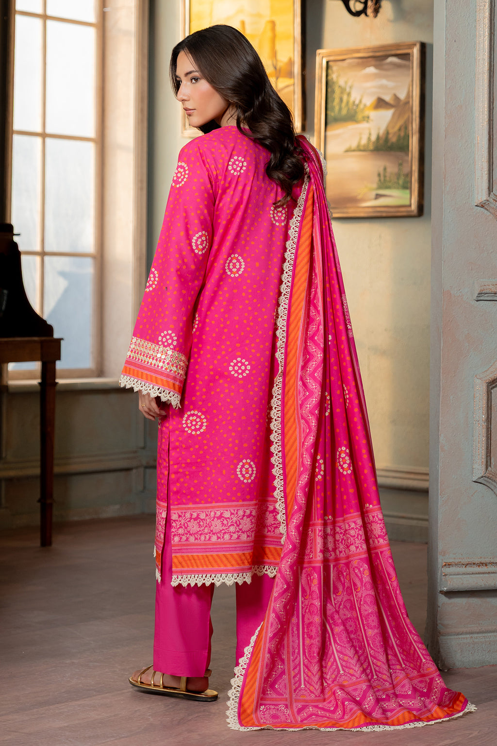 Embroidered Shirt Shalwar Dupatta - 0502