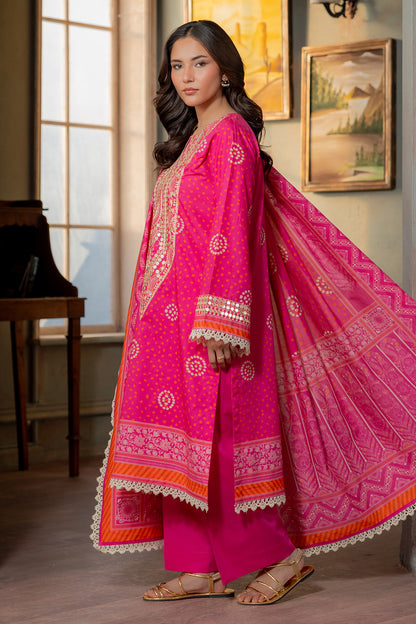 Embroidered Shirt Shalwar Dupatta - 0502