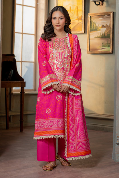 Embroidered Shirt Shalwar Dupatta - 0502