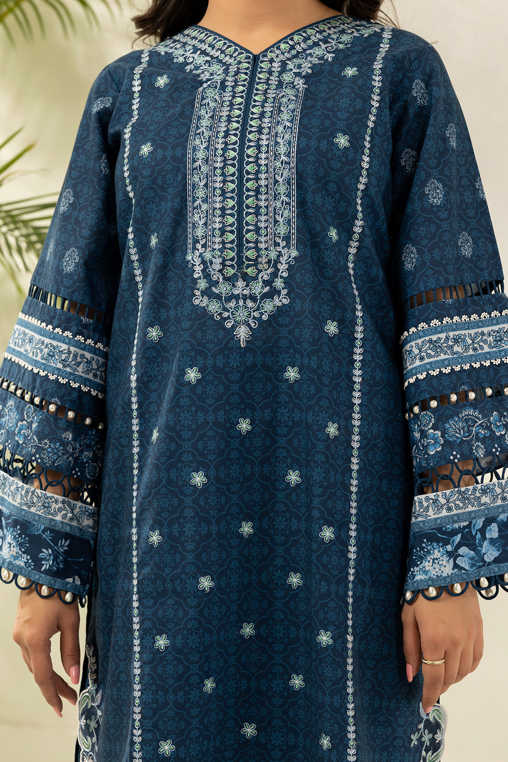 Embroidered Shirt Shalwar Dupatta - 0503